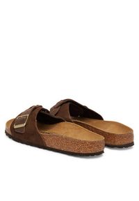 Birkenstock Klapki Oita Braided 1031734 Brązowy. Kolor: brązowy. Materiał: zamsz, skóra #3