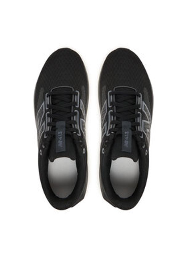 New Balance Buty do biegania 413 M413LA3 Czarny. Kolor: czarny. Materiał: materiał