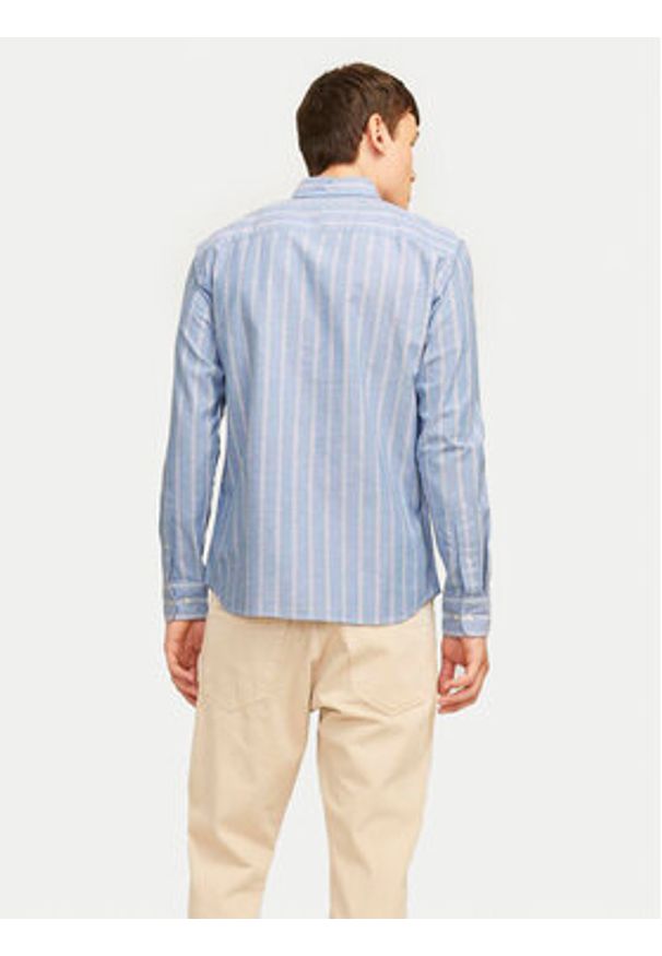 Jack & Jones Koszula Brook 12192150 Niebieski Slim Fit. Kolor: niebieski. Materiał: bawełna