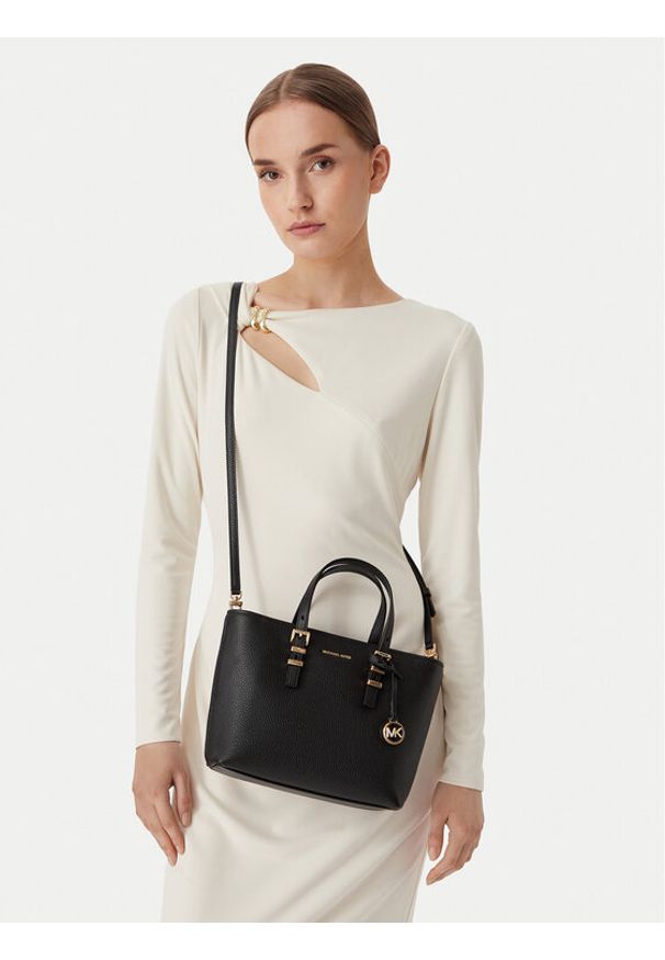 MICHAEL Michael Kors Torebka 32S6GQNC1L Czarny. Kolor: czarny. Materiał: skórzane