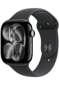 APPLE - Watch Series 11 Cellular 46mm Jet Black /Black Sport Band - M/L. Styl: sportowy