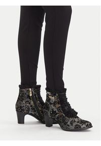 Laura Vita Botki Elcodieo 224 Czarny. Kolor: czarny. Materiał: skóra #4