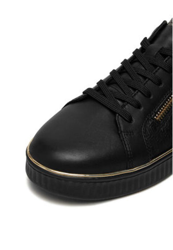 Remonte Sneakersy D2E00-03 Czarny. Kolor: czarny. Materiał: skóra