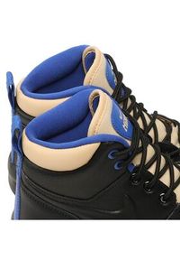Nike Sneakersy Manoa Ltr (Gs) BQ5372 003 Czarny. Kolor: czarny. Materiał: skóra