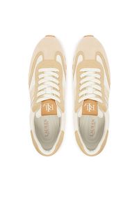 Lauren Ralph Lauren - LAUREN RALPH LAUREN Sneakersy 802951384010 Beżowy. Kolor: beżowy. Materiał: skóra, zamsz #4