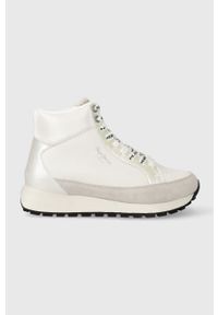Pepe Jeans sneakersy DEAN MOLL kolor biały PLS31533. Nosek buta: okrągły. Kolor: biały. Materiał: guma. Szerokość cholewki: normalna. Obcas: na koturnie