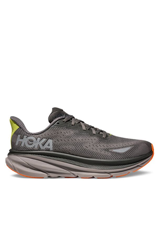 HOKA - Hoka Buty do biegania Clifton 9 GTX 1141470F Szary. Kolor: szary. Materiał: materiał