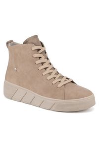 Rieker Revolution Lifestyle Botki W0561-20 Beżowy. Kolor: beżowy. Materiał: skóra #3