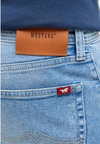Mustang - Męskie Spodnie Jeansowe MUSTANG Denver Straight Denim Blue 1014878 5000 414 #6
