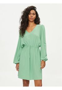 Selected Femme Sukienka 16089064 Zielony Regular Fit. Kolor: zielony. Materiał: wiskoza