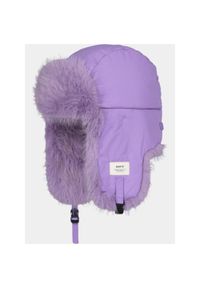 Czapka Damska Barts Hawka Bomber. Kolor: fioletowy. Materiał: futro. Styl: elegancki
