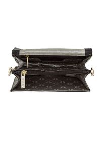 Ochnik - Skórzana listonoszka damska. Kolor: brązowy. Wzór: motyw zwierzęcy. Materiał: skórzane. Styl: elegancki. Rodzaj torebki: na ramię #7