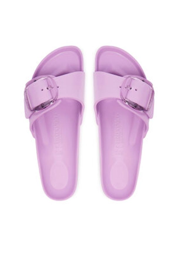Birkenstock Klapki Madrid Big Buckle 1031257 Fioletowy. Kolor: fioletowy. Materiał: syntetyk