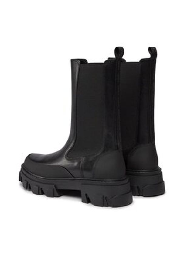 DKNY Sztyblety Jonie K3366233 Czarny. Kolor: czarny. Materiał: skóra