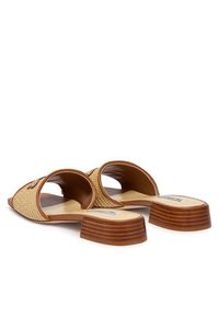 Karl Lagerfeld - KARL LAGERFELD Klapki Petalo II KL80700A Beżowy. Kolor: beżowy. Materiał: materiał #2