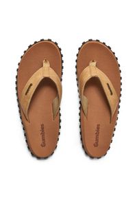 Japonki Gumbies Vegovert Flip-Flops Unisex Tan GU-FFVEG128 brązowe. Okazja: na spacer. Kolor: brązowy. Materiał: guma #4