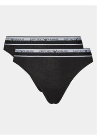 Emporio Armani Underwear Komplet 2 par fig brazylijskich 163337 4R227 00020 Czarny. Kolor: czarny. Materiał: bawełna