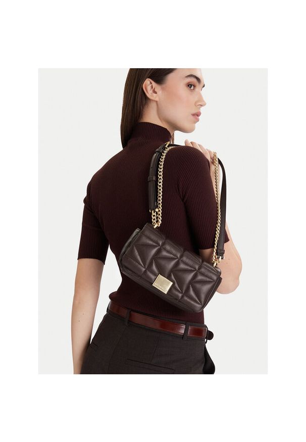 Karl Lagerfeld - Torebka KARL LAGERFELD. Kolor: brązowy