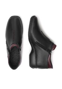 Rieker Botki L3882-00 Czarny. Kolor: czarny. Materiał: skóra #6