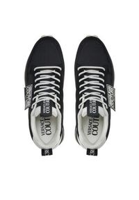 Versace Jeans Couture Sneakersy 75YA3SH1 Czarny. Kolor: czarny. Materiał: materiał #3
