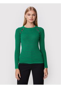 Pinko Sweter Desert 1G1826 A027 Zielony Regular Fit. Kolor: zielony. Materiał: syntetyk