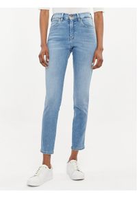 Wrangler Jeansy 112342896 Niebieski Skinny Fit. Kolor: niebieski