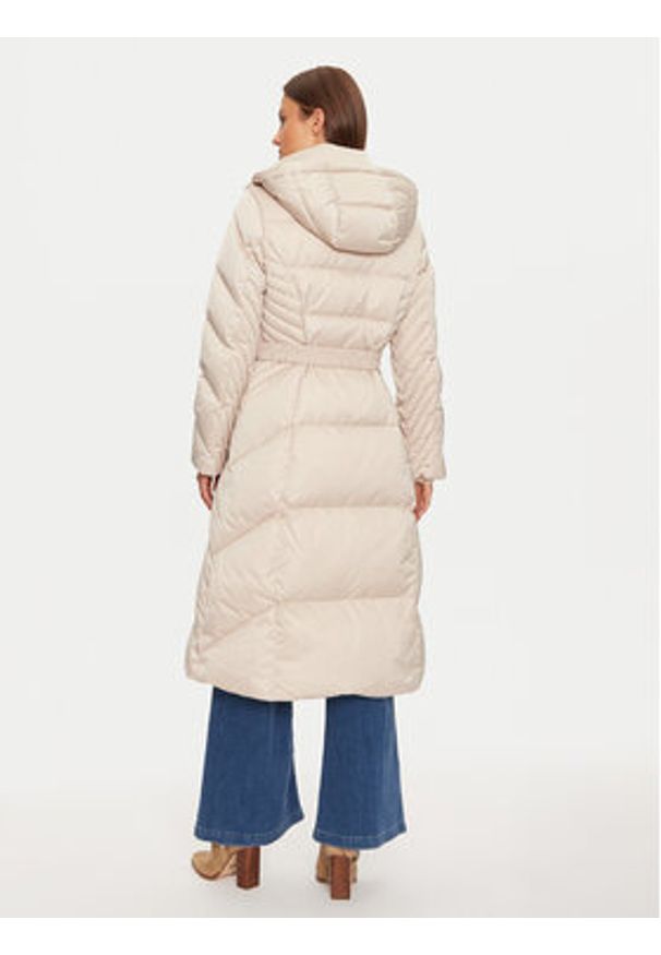 Guess Kurtka puchowa New Olga W4BL41 WEX52 Beżowy Regular Fit. Kolor: beżowy. Materiał: syntetyk