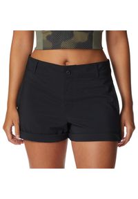 columbia - Spodenki sportowe damskie Silver Ridge Utility Short. Kolor: czarny. Materiał: poliester. Długość: krótkie
