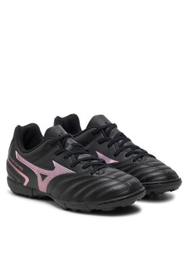 Mizuno Buty do piłki nożnej Monarcida II Sel AS Jr P1GE222599 Czarny. Kolor: czarny. Materiał: skóra