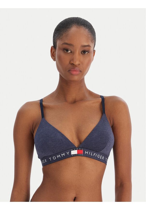 TOMMY HILFIGER - Tommy Hilfiger Biustonosz braletka UW0UW06040 Granatowy. Kolor: niebieski. Materiał: bawełna