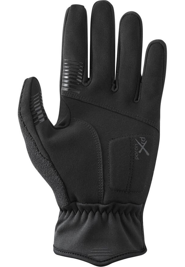 SHIMANO - Damskie ocieplane rękawiczki rowerowe WINDSTOPPER. Kolor: czarny. Technologia: Windstopper. Sport: kolarstwo