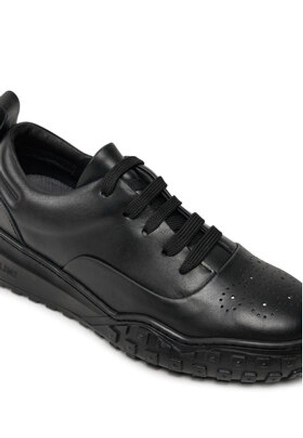 Pollini Sneakersy SA10183G0LTN100A Czarny. Kolor: czarny. Materiał: skóra