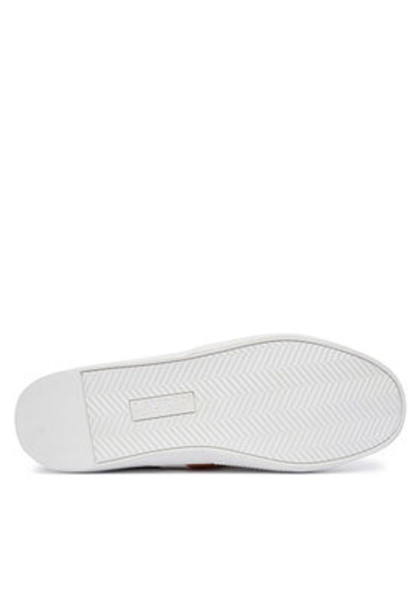 Lauren Ralph Lauren - LAUREN RALPH LAUREN Sneakersy 802925365011 Biały. Kolor: biały. Materiał: skóra