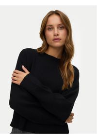 Vero Moda Sweter Gold Art 10332206 Czarny Regular Fit. Kolor: czarny. Materiał: syntetyk