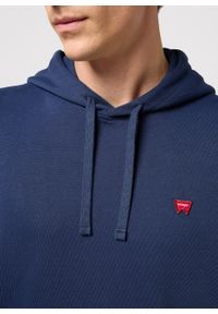 Wrangler - WRANGLER SIGN OFF HOODIE MĘSKA BLUZA NIEROZPINANA NAVY 112350542 W651013678 #4