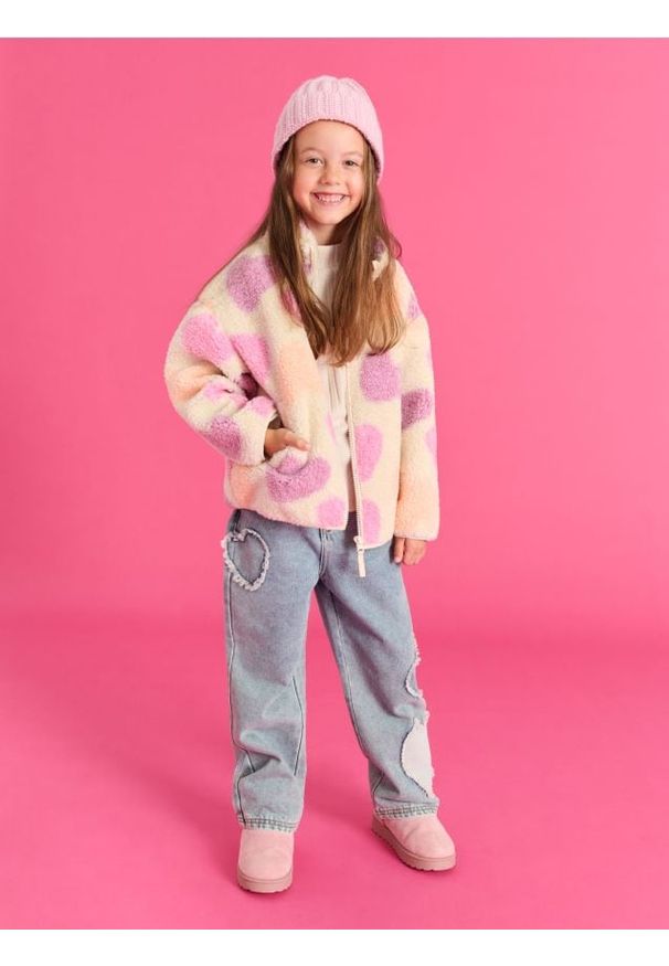 Sinsay - Kurtka bomberka ze wzorem - wielobarwny