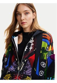 Desigual Bluza MONSIEUR CHRISTIAN LACROIX Cubism 24SWSK36 Kolorowy Oversize. Materiał: bawełna. Wzór: kolorowy