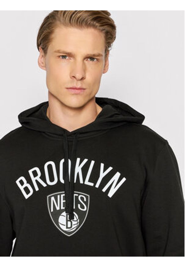 New Era Bluza Team Logo 11530762 Czarny Regular Fit. Kolor: czarny. Materiał: bawełna