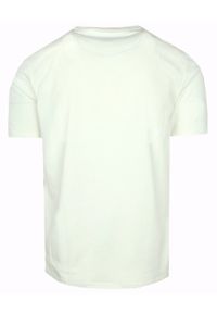 Męski T-Shirt marki Pioneer - Ecru, Nadruk ze Starym Samochodem. Materiał: bawełna. Wzór: nadruk. Sezon: lato. Styl: retro