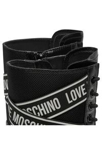 Love Moschino - LOVE MOSCHINO Trzewiki JA24094G1LIA700A Czarny. Kolor: czarny. Materiał: skóra #5