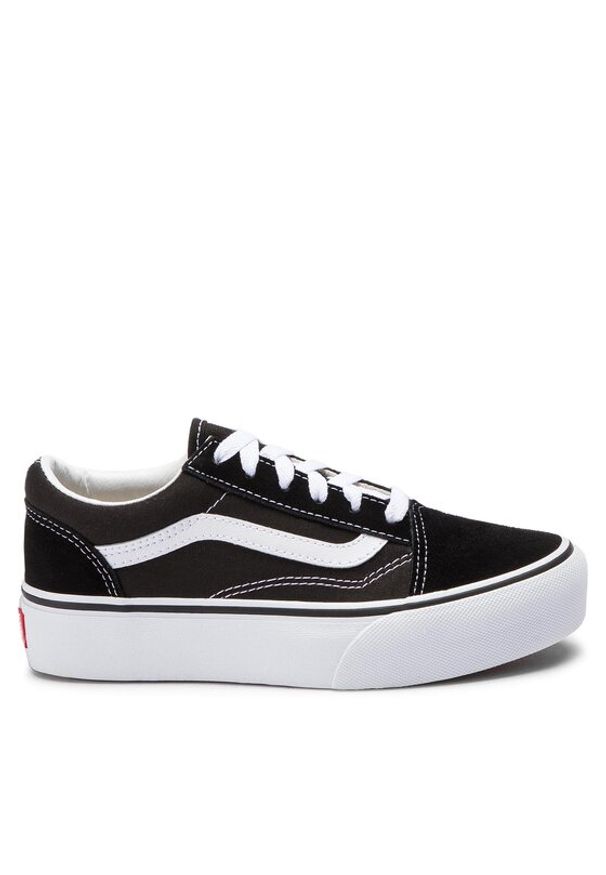Vans Tenisówki Old Skool Platfor VN0A3TL36BT1 Czarny. Kolor: czarny. Materiał: zamsz, skóra