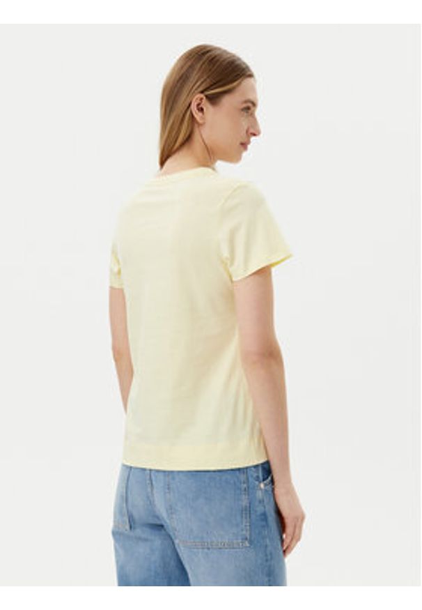JOOP! T-Shirt 58 JW241JE350 30040352 Żółty Regular Fit. Kolor: żółty. Materiał: bawełna