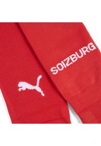 Puma - Męskie gładkie skarpety FC Red Bull Salzburg 24/25 PUMA Red White. Kolor: czerwony, biały, wielokolorowy. Wzór: gładki. Sport: piłka nożna