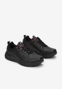 Born2be - Czarno-Czerwone Buty Sportowe Coriolea. Nosek buta: okrągły. Zapięcie: sznurówki. Kolor: czarny. Materiał: jeans. Szerokość cholewki: normalna. Sport: wspinaczka #3