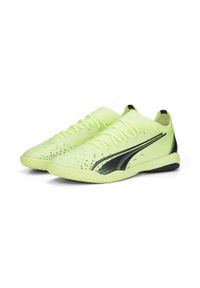 Buty do chodzenia męskie Puma Ultra Match IT. Zapięcie: sznurówki. Kolor: żółty. Materiał: materiał, syntetyk. Szerokość cholewki: normalna. Sport: turystyka piesza #1
