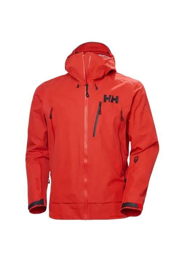Kurtka narciarska Helly Hansen Odin 9 Worlds Infinity Shell J. Kolor: czerwony. Materiał: syntetyk. Sezon: zima. Sport: narciarstwo