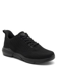 Lanetti Sneakersy MP07-21807-01 Czarny. Kolor: czarny. Materiał: materiał