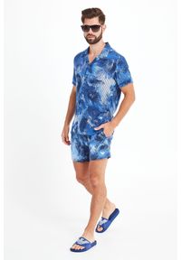 Emporio Armani Swimwear - Koszula EMPORIO ARMANI SWIMWEAR. Materiał: materiał. Wzór: haft. Sezon: lato. Styl: elegancki #4