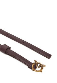 Pinko - PINKO Pasek Damski Love Berry H1 Belt AI 25-26 PLT01 102148 A0F1 Fioletowy. Kolor: fioletowy. Materiał: skóra