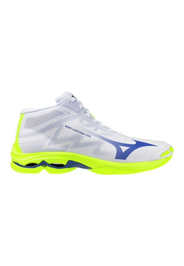 Buty halowe Mizuno Wave Lightning Pro Mid. Kolor: biały. Model: Mizuno Wave. Sport: siatkówka